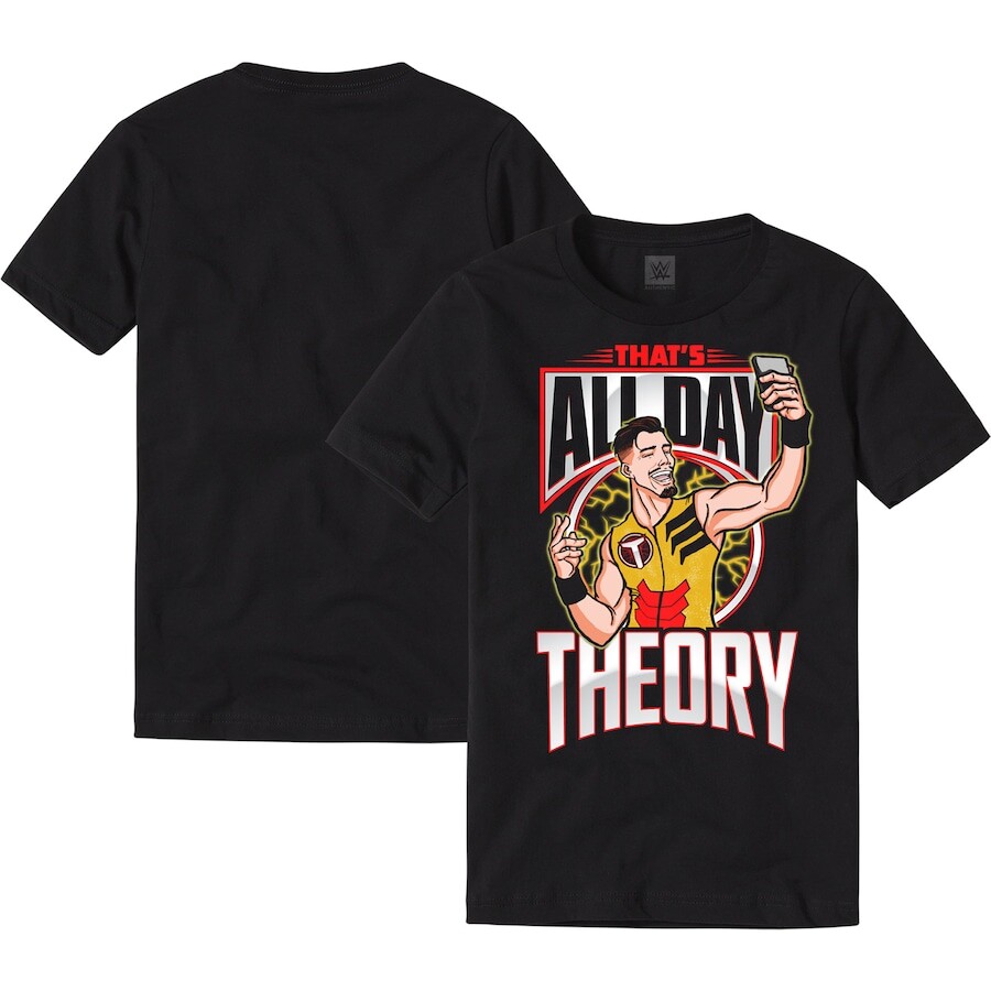 

Футболка с коротким рукавом WWE Authentic Austin Theory, черный