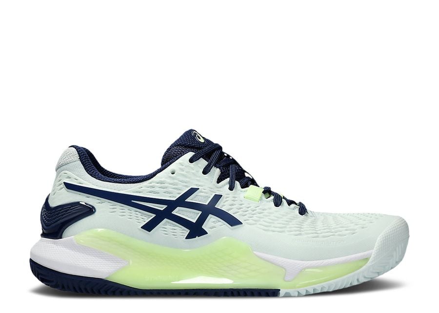 

Кроссовки ASICS Wmns Gel Resolution 9 Clay, цвет Pale Mint Blue Expanse