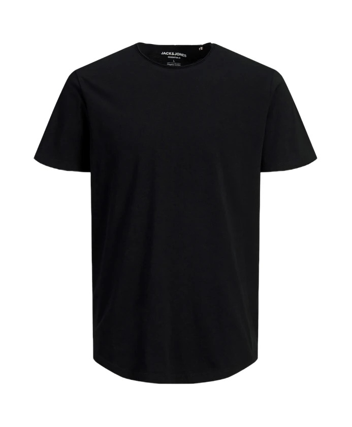 

Футболка из натурального хлопка коллекция весна лето Jack & Jones, черный
