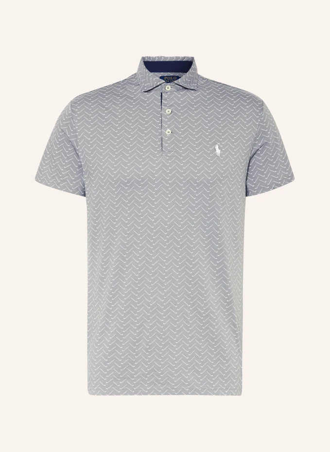 Рубашка-поло из джерси индивидуального кроя Polo Golf Ralph Lauren, серый