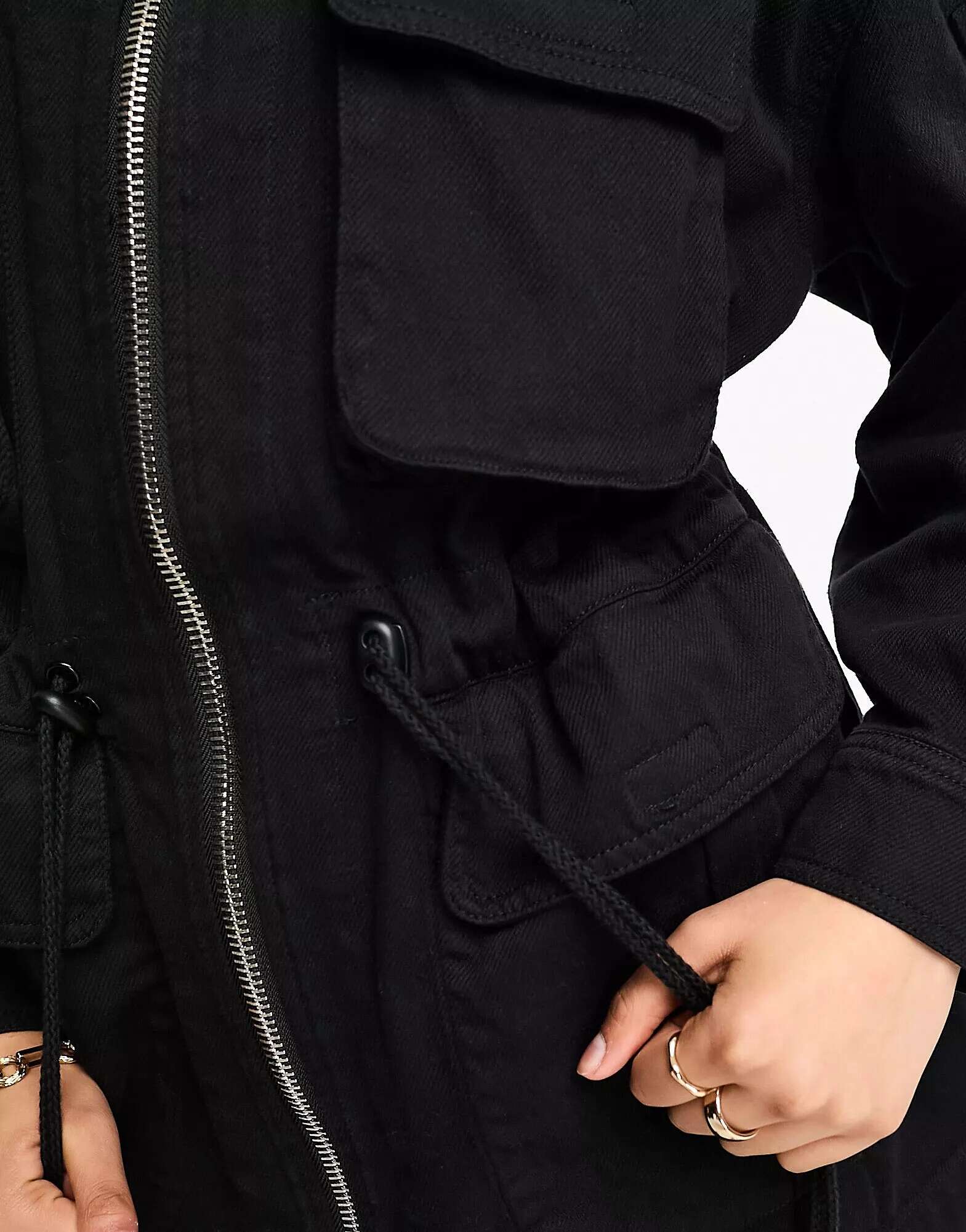 Куртка в стиле милитари Whistles Carly мужская хлопковая куртка в стиле милитари темно синяя куртка цвета хаки повседневная куртка в стиле милитари 4xl осень 2021