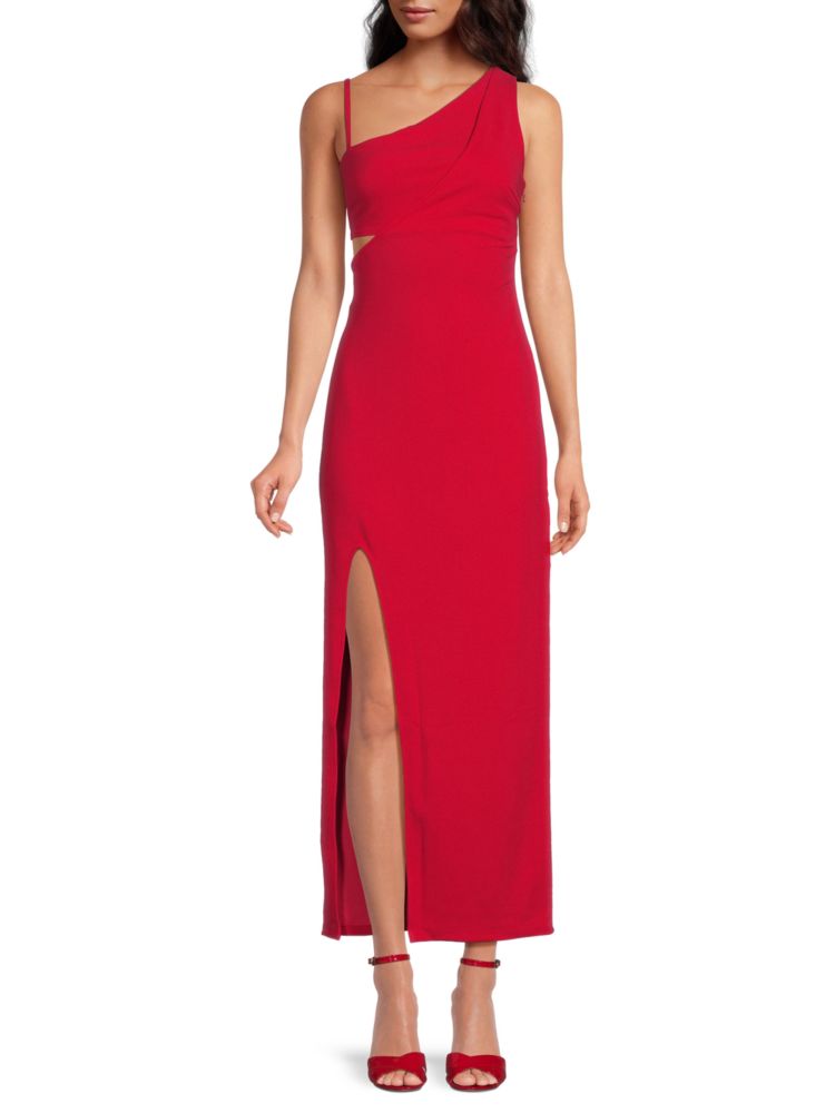 Платье-футляр с вырезами Rachel Rachel Roy, красный платье harland с лямкой на шее rachel rachel roy black