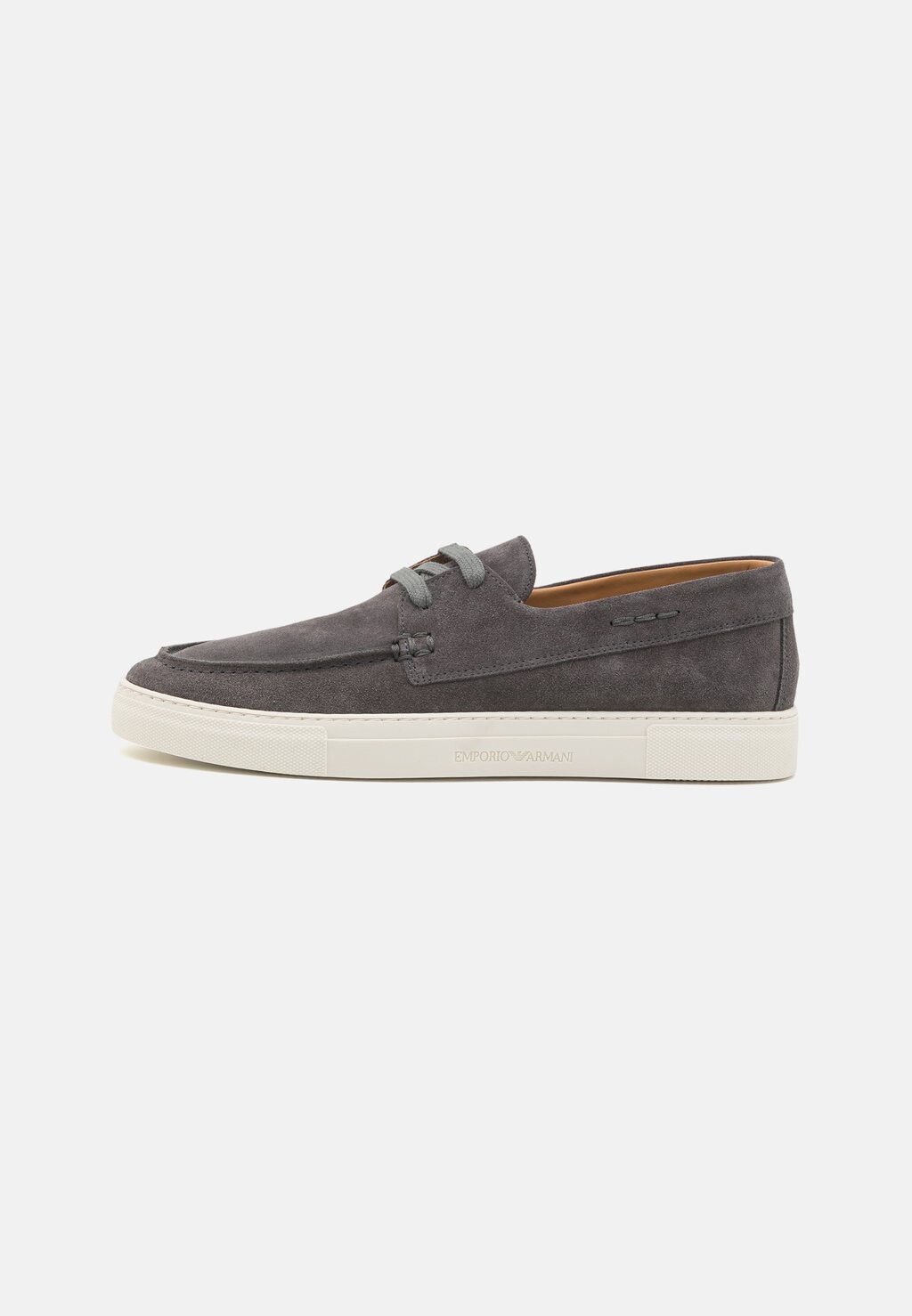 

Спортивные туфли на шнуровке Shoes Emporio Armani, цвет antracite