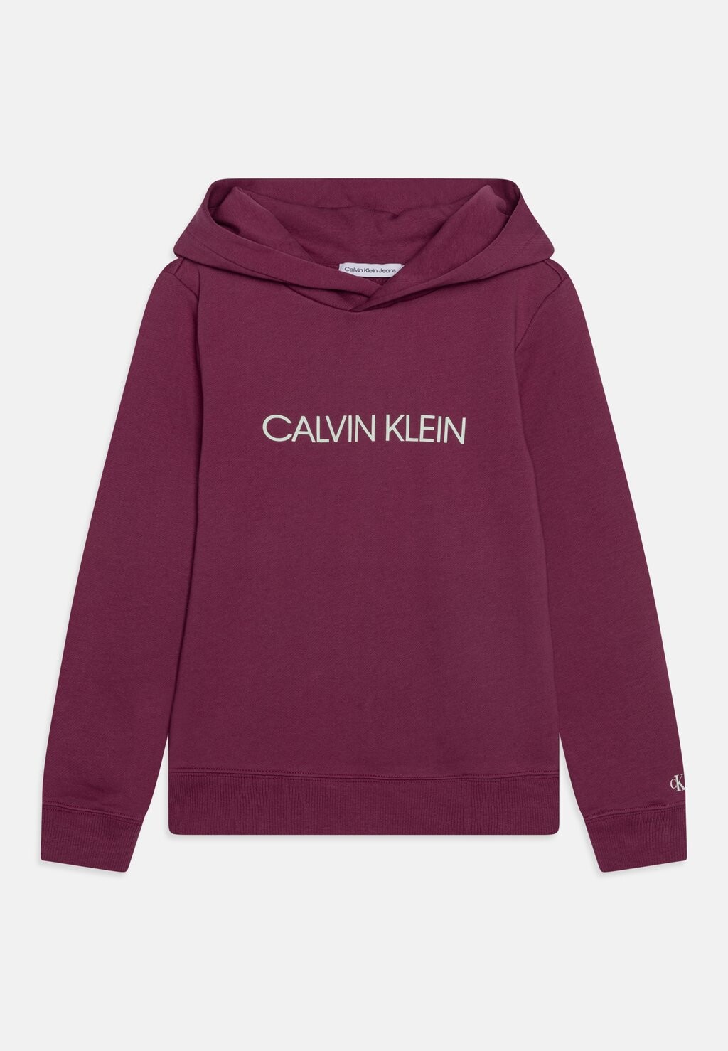 

Толстовка Institutional Logo Hoodie Unisex Calvin Klein Jeans, цвет amaranth