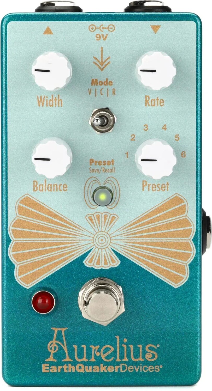 

Трехголосная педаль хоруса EarthQuaker Devices Aurelius — Coral Fusion, эксклюзив для Sweetwater