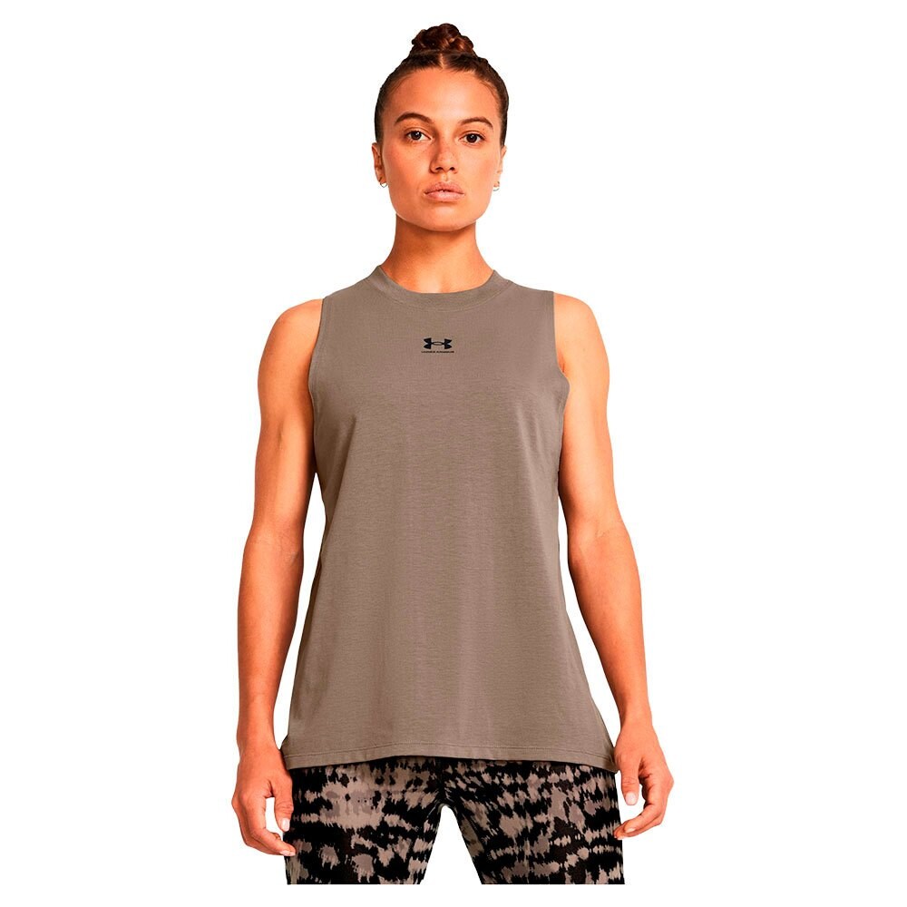 

Футболка Under Armour Essential Muscle, коричневый