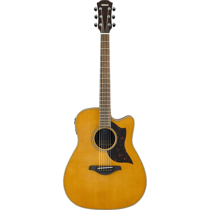 Акустическая гитара Yamaha A1M Dreadnought Acoustic Electric Guitar - Vintage Natural цена и фото