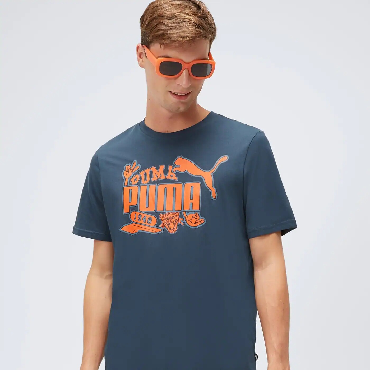 

Футболка Puma с графикой, синий