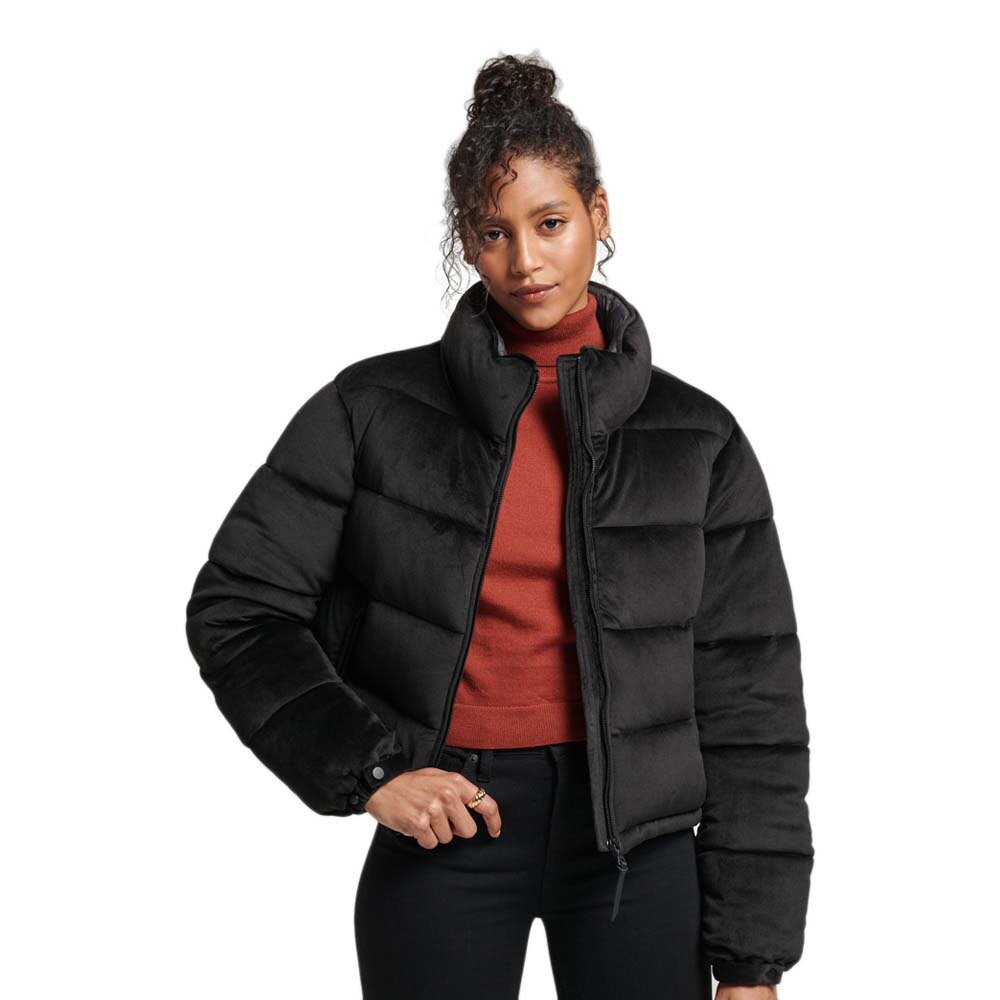 

Куртка Superdry Studios Velvet Padded, черный