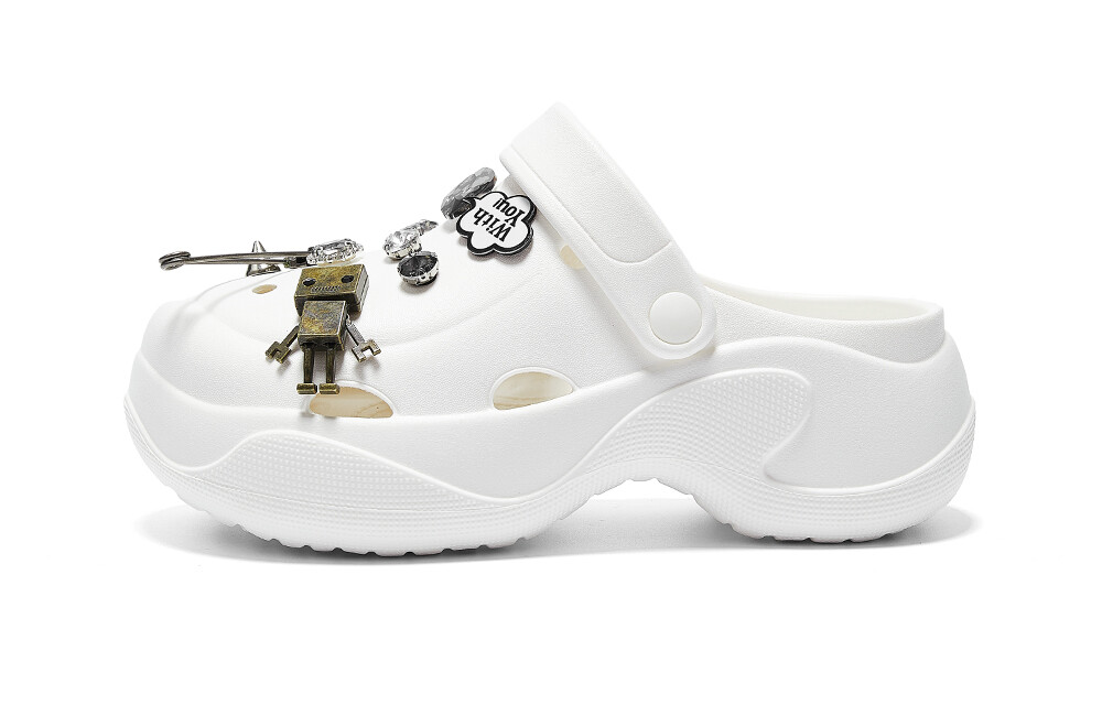 

Сабо женские Huanqiu, цвет Khaki (Super Cool Robot)
