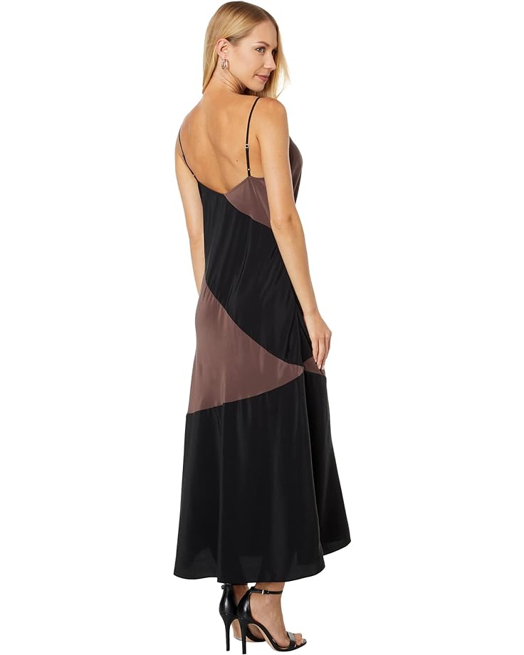 Платье EQUIPMENT Forain Dress, цвет True Black/Vintage Brown