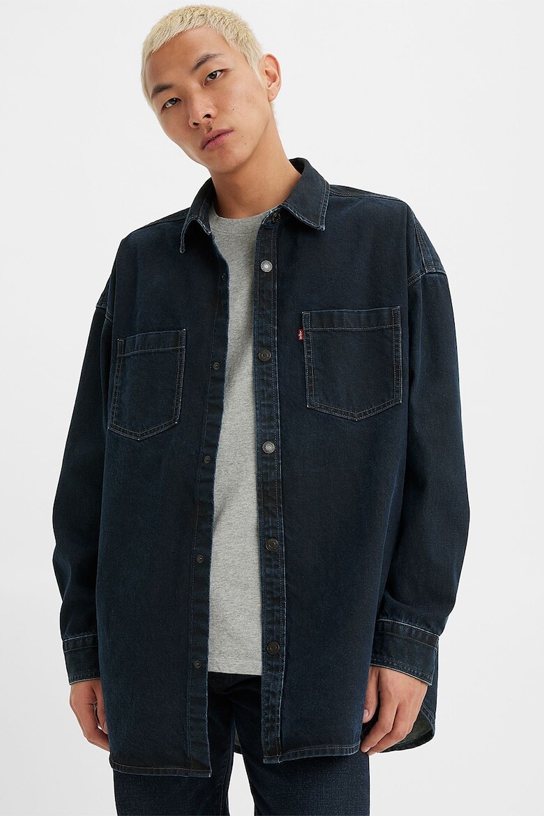 

Джинсовая куртка WellThread с пришитыми карманами Levi'S, синий
