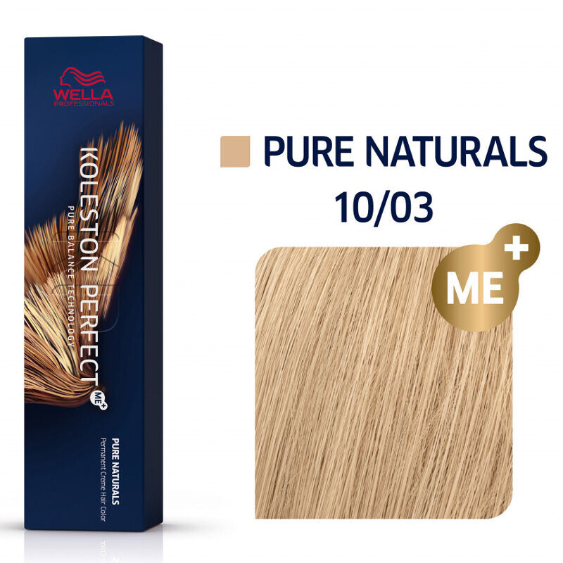 

Стойкая краска для волос 10/03 Wella Professionals Koleston Perfect Me+, 60 мл