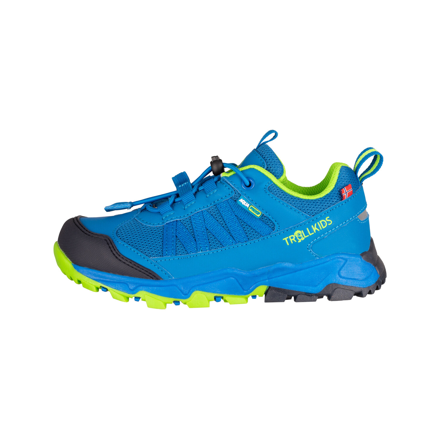 

Кроссовки Trollkids Kinder Tronfjell low, цвет Mittelblau/Grün
