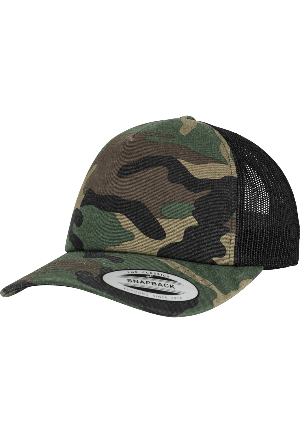 

Бейсболка Flexfit Trucker, цвет braun Flecktarn