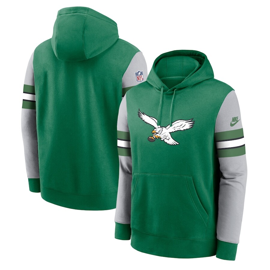 

Пуловер с капюшоном Nike Philadelphia Eagles, зеленый