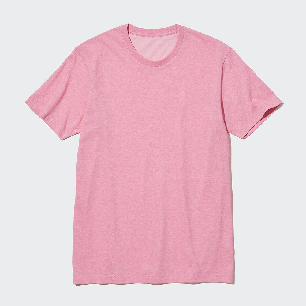 

Футболка Uniqlo Variety T унисекс быстросохнущая с круглым вырезом с короткими рукавами, розовы