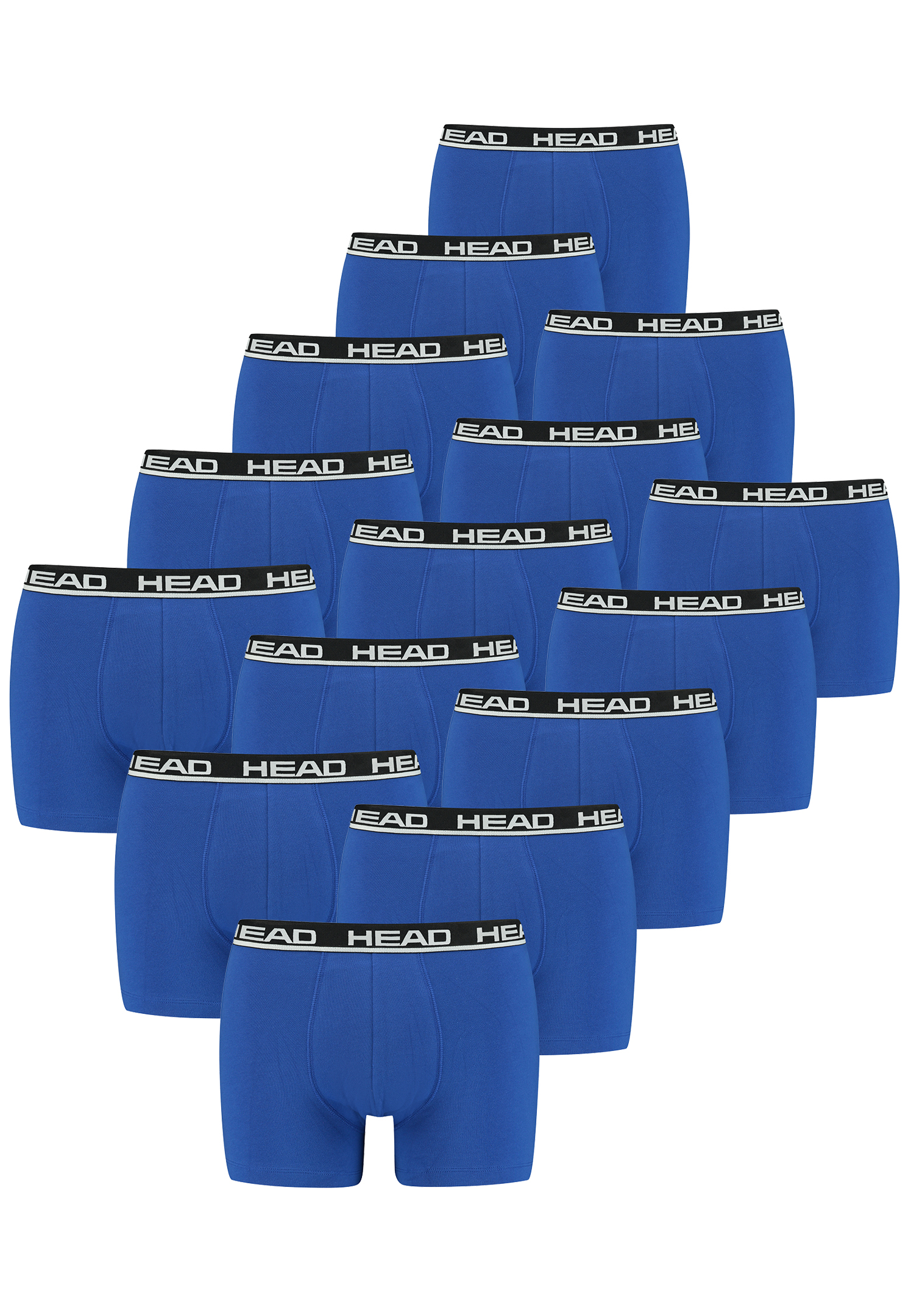 Боксеры HEAD Boxershorts 15 шт, цвет 006 - Blue / Black