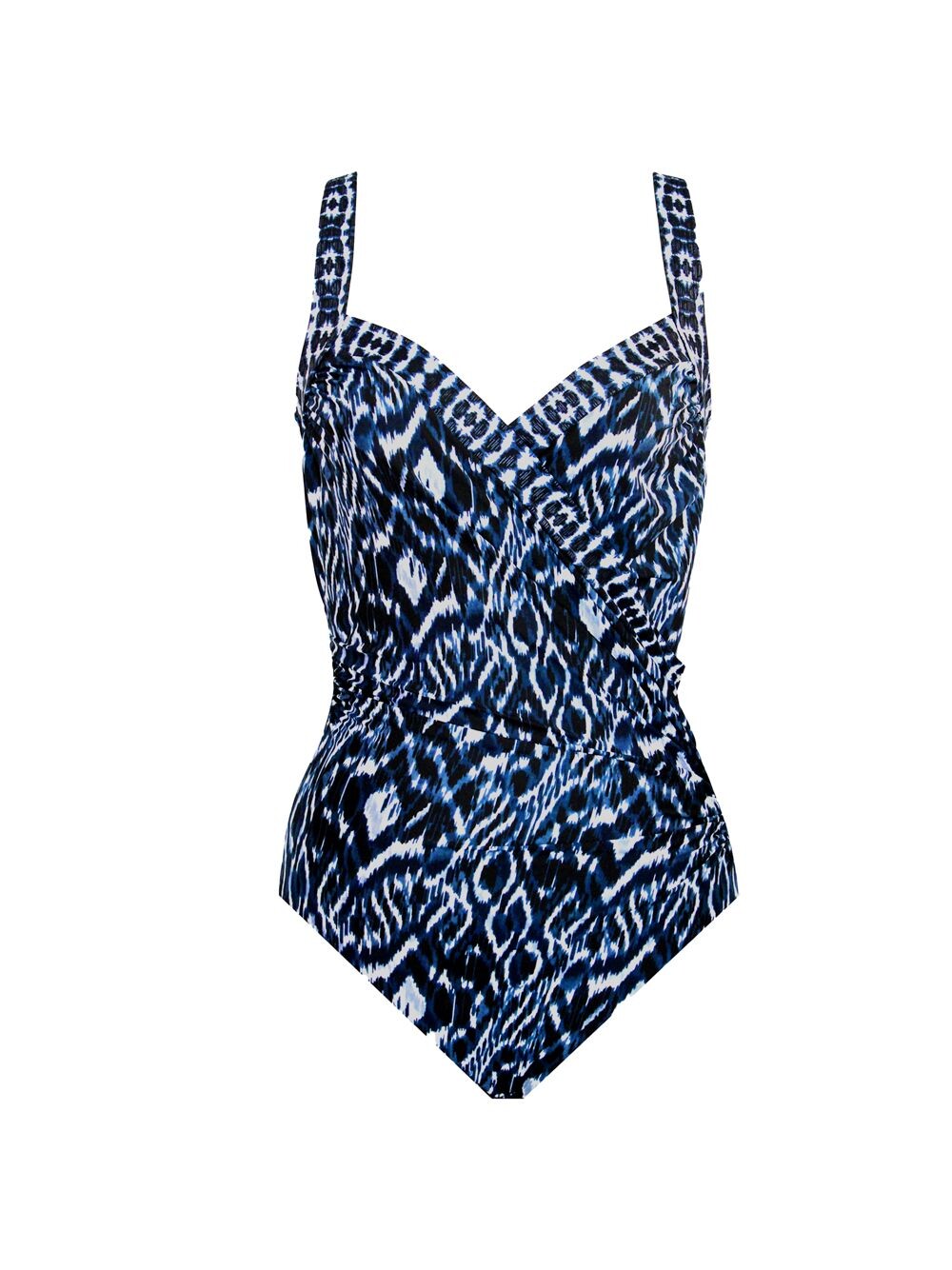 

Слитный купальник Palatium Sanibel Plus Miraclesuit Swim, Plus Size, синий
