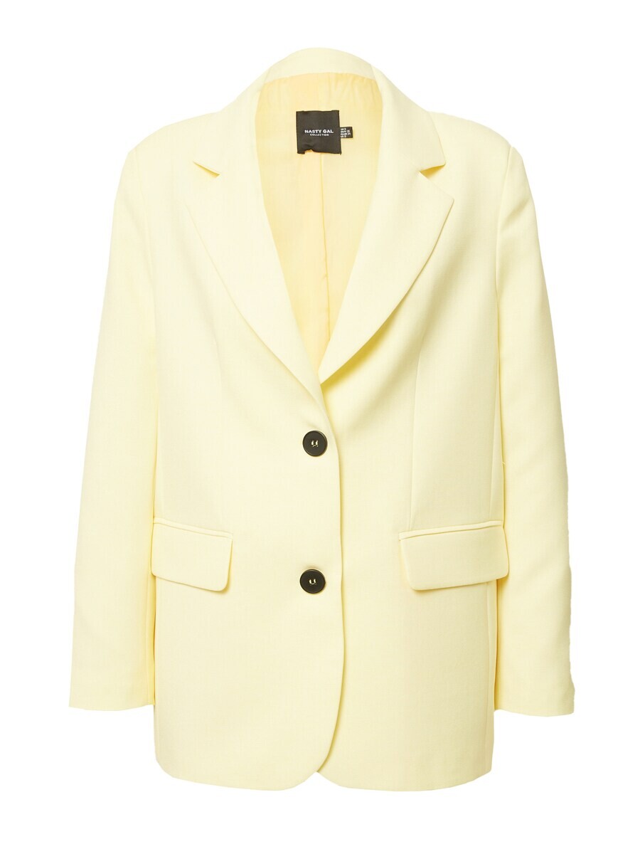 

Блейзер Nasty Gal Blazer Tracy Co Ord, пастельно-желтый