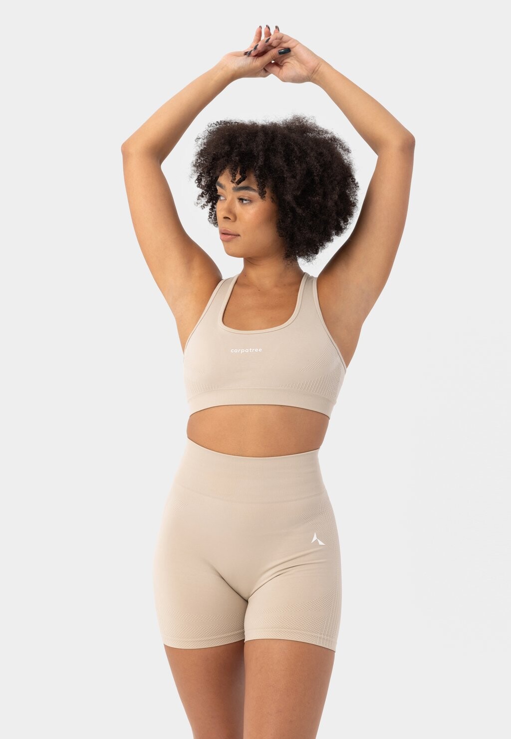 Спортивный бюстгальтер средней поддержки BLAZE SEAMLESS carpatree, цвет beige тайтсы blaze seamless carpatree цвет grey