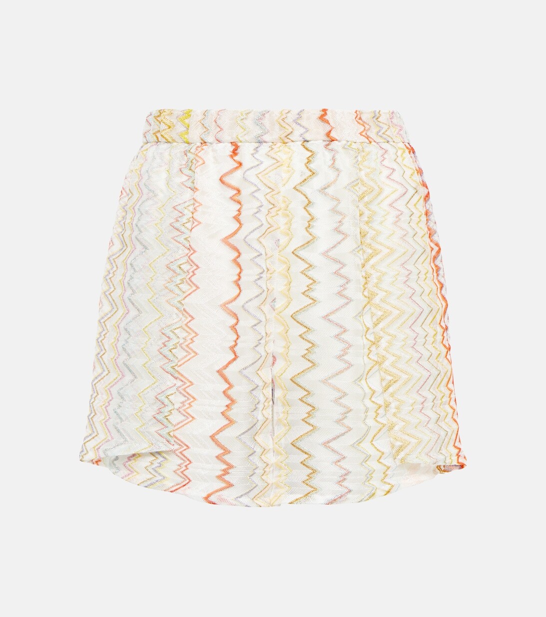 

Широкие шорты с высокой посадкой и принтом Missoni, разноцветный