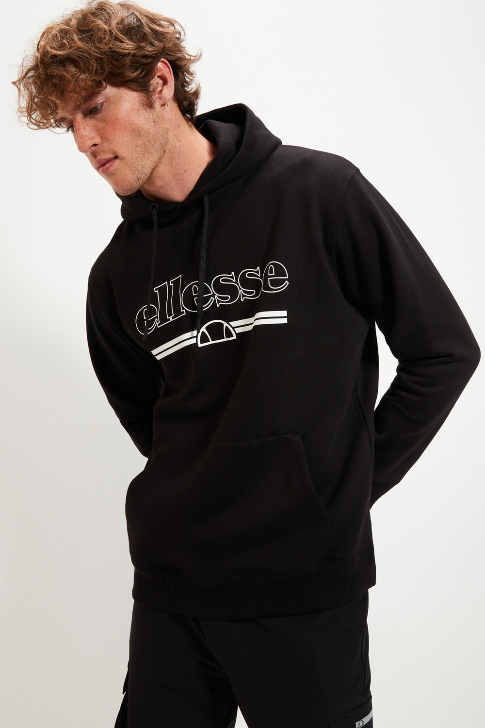 

Толстовка - Черный - Классический крой Ellesse, черный