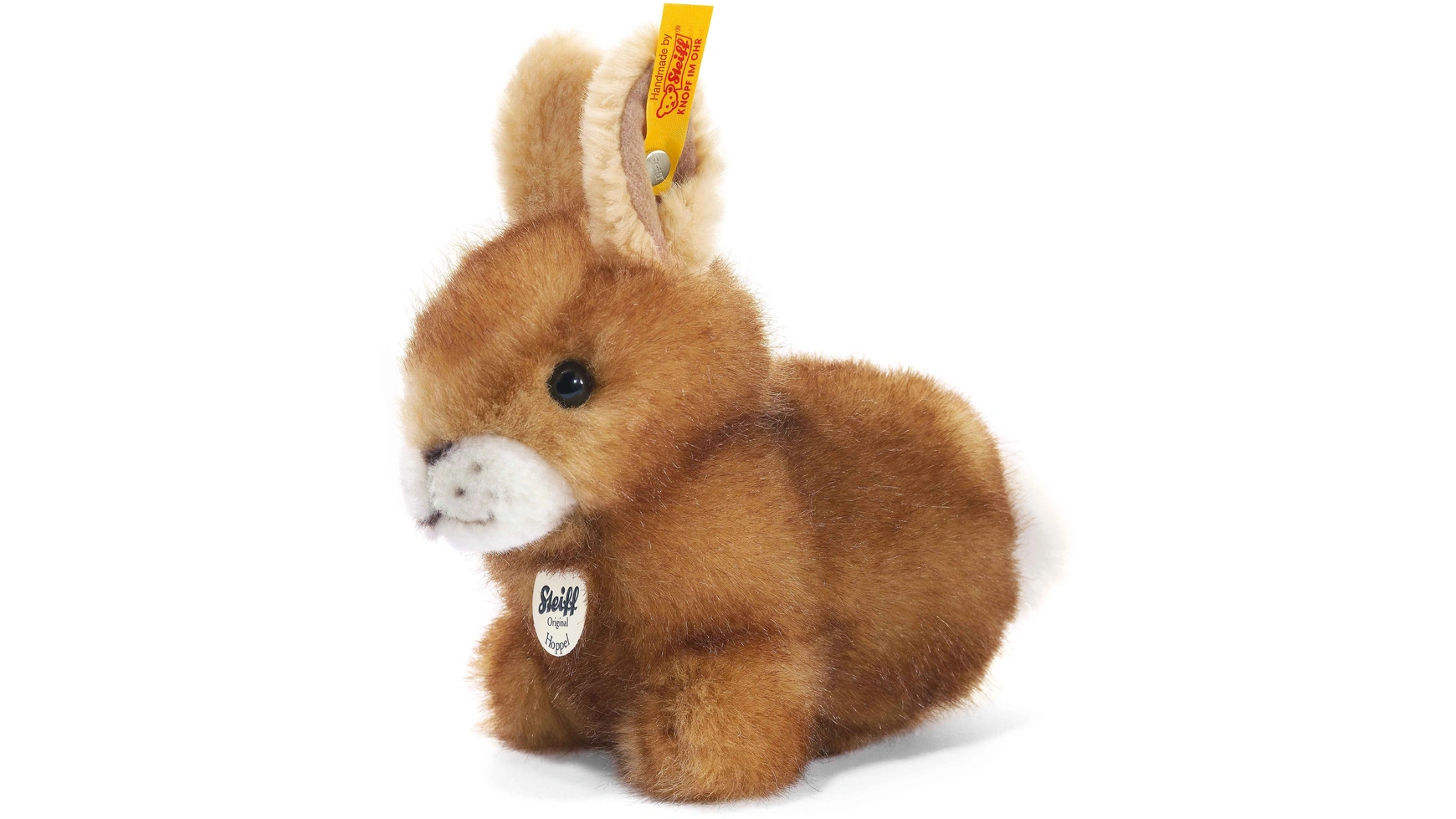 Steiff Hoppel Rabbit 14 сидячий с коричневыми кончиками вибратор кролик edc pmv20 meta rabbit голубой pmv20 2