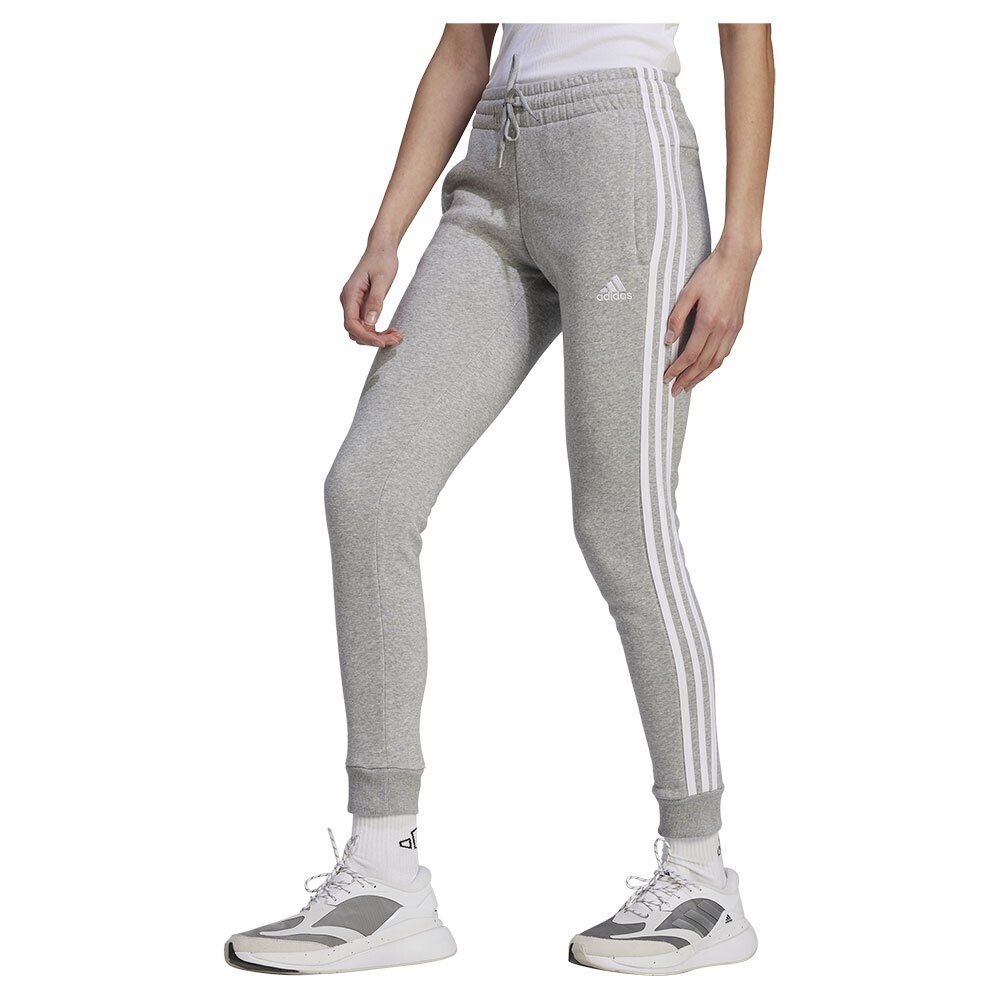 

Джоггеры adidas Essentials 3 Stripes Fleece, серый