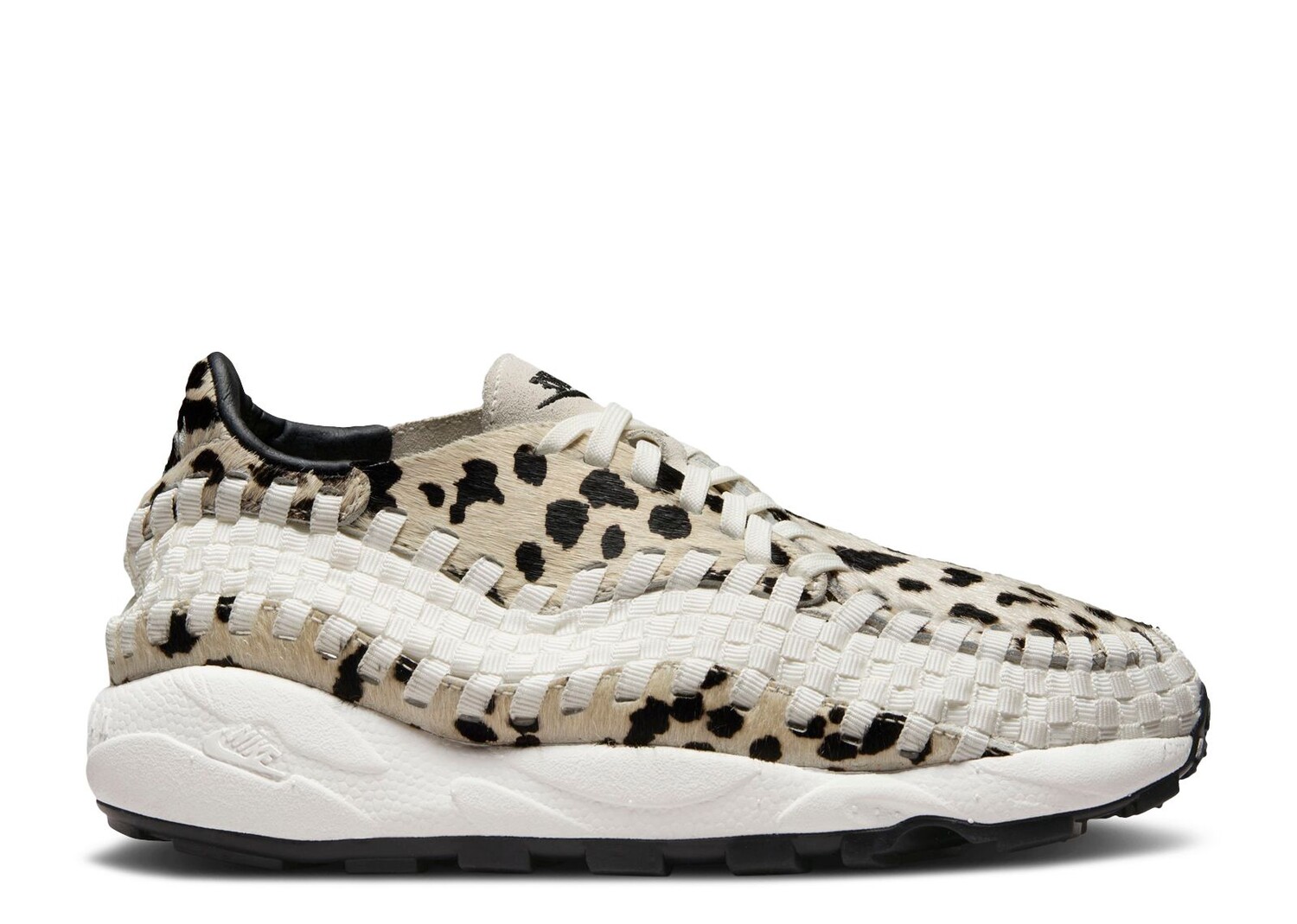 

Кроссовки Nike Wmns Air Footscape Woven 'White Cow Print', кремовый, Бежевый