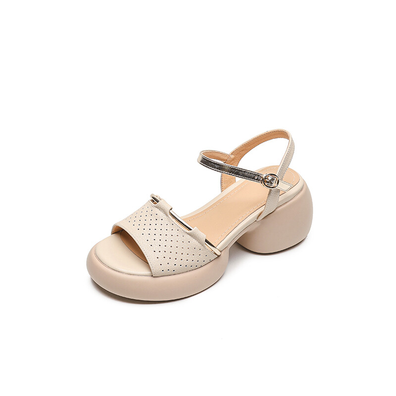 

Сандалии JIUXINGDAO One-Strap Sandals Women's, цвет Apricot