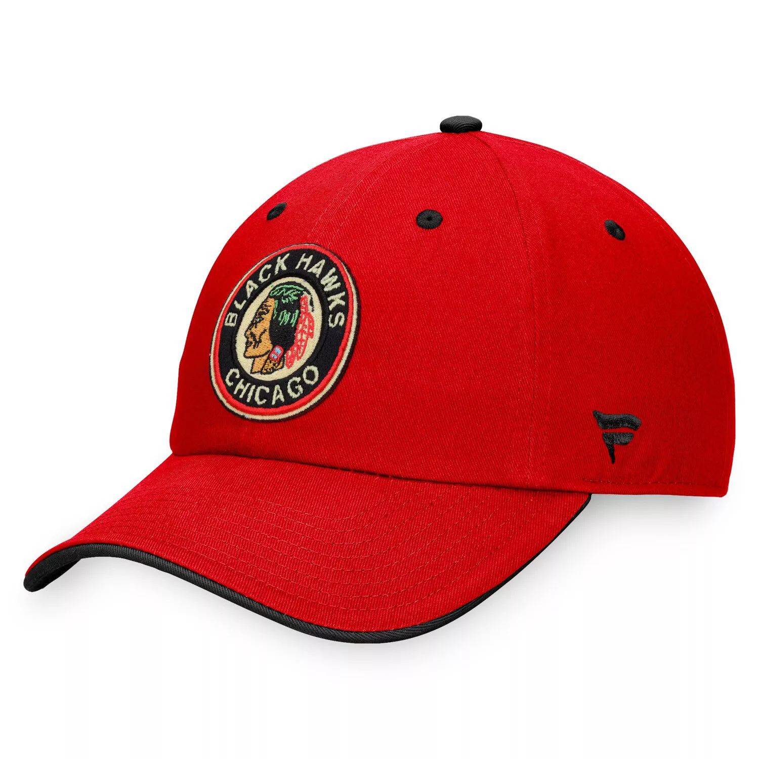 Мужская красная регулируемая кепка Fanatics Chicago Blackhawks Original Six