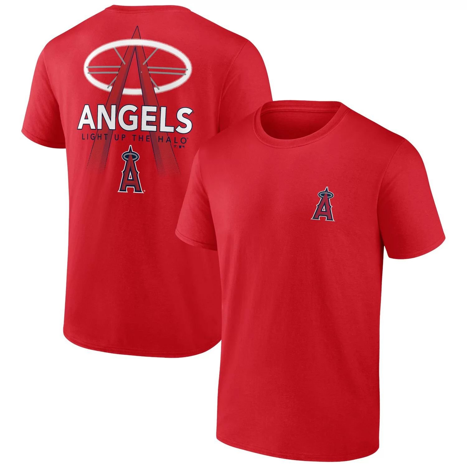 

Мужская красная футболка с логотипом Los Angeles Angels Iconic Bring It Fanatics, Красный