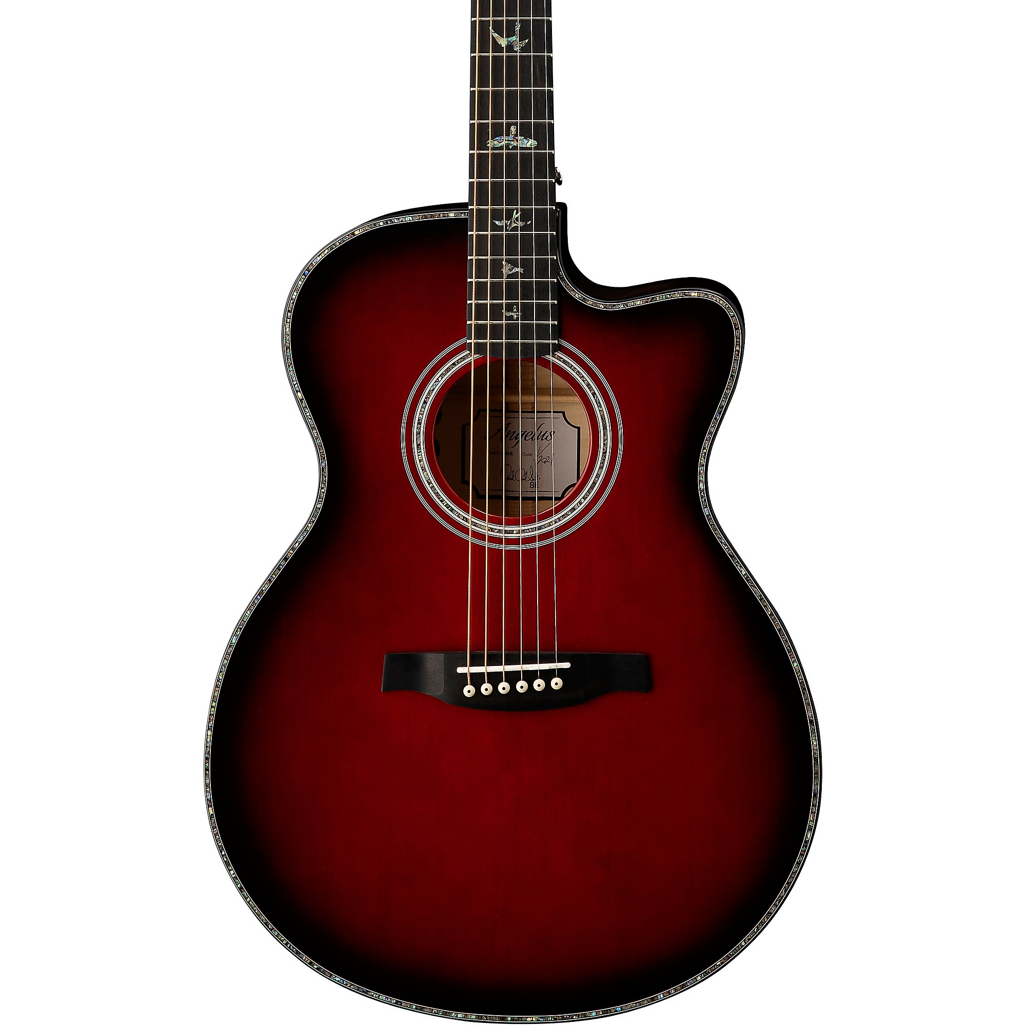 PRS SE A50E Акустически-электрическая гитара Fire Red Burst