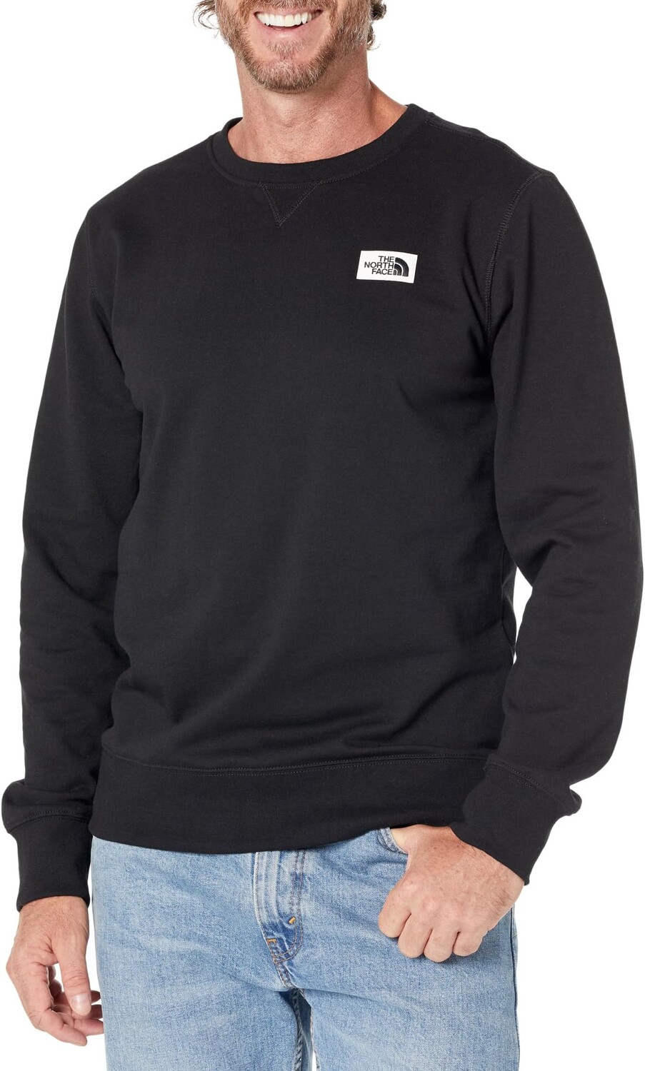 

Толстовка Heritage Patch Crew The North Face, цвет TNF Black
