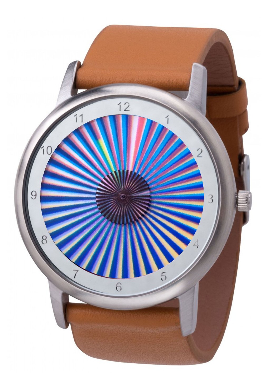 Умные часы AVANTGARDIA SHEER (NEUES DESIGN) Rainbow Watch, цвет natur echtlederarmband braun