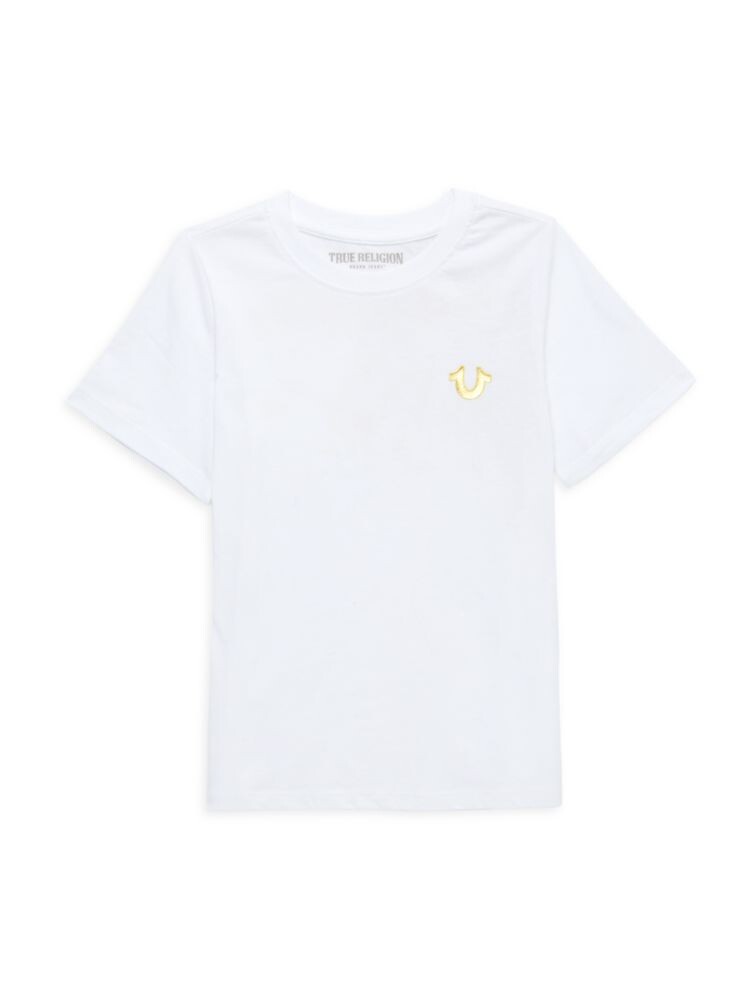 

Футболка с логотипом Little Boy's True Religion, белый