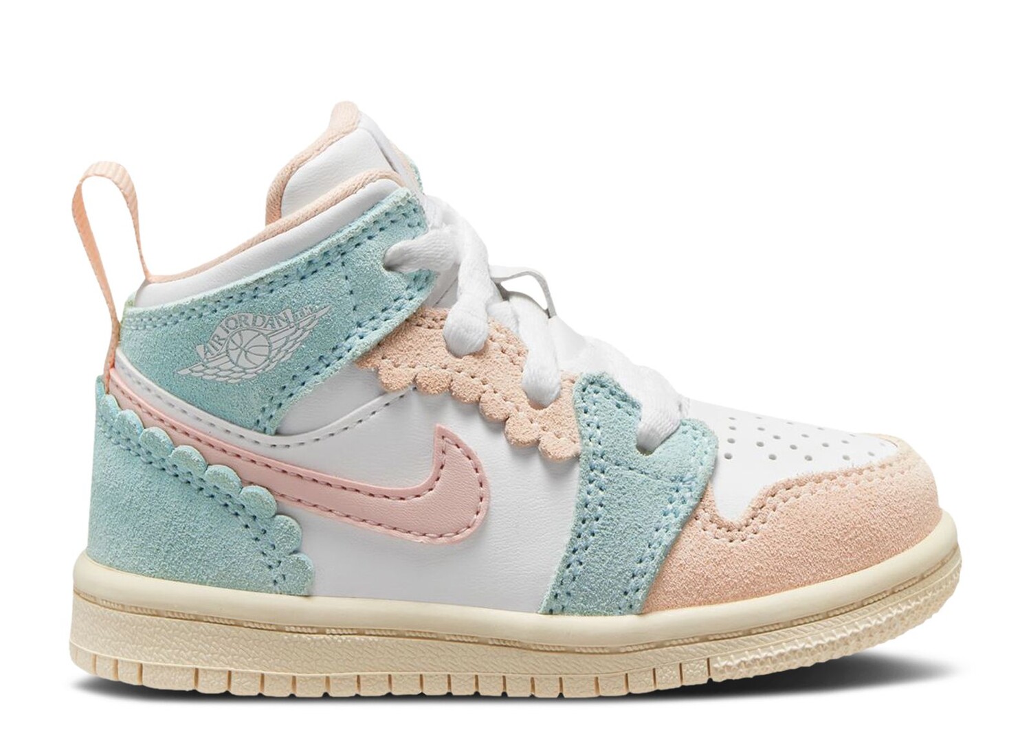 

Кроссовки Air Jordan Air Jordan 1 Mid Se Td 'Scalloped Edge', розовый