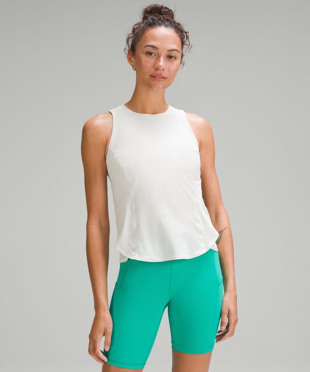 

Отложная майка для бега Lululemon, белый