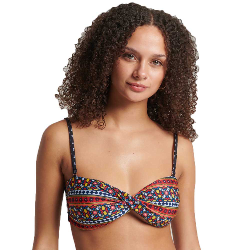 

Топ бикини Superdry Vintage Bandeau Bikini Nh, разноцветный