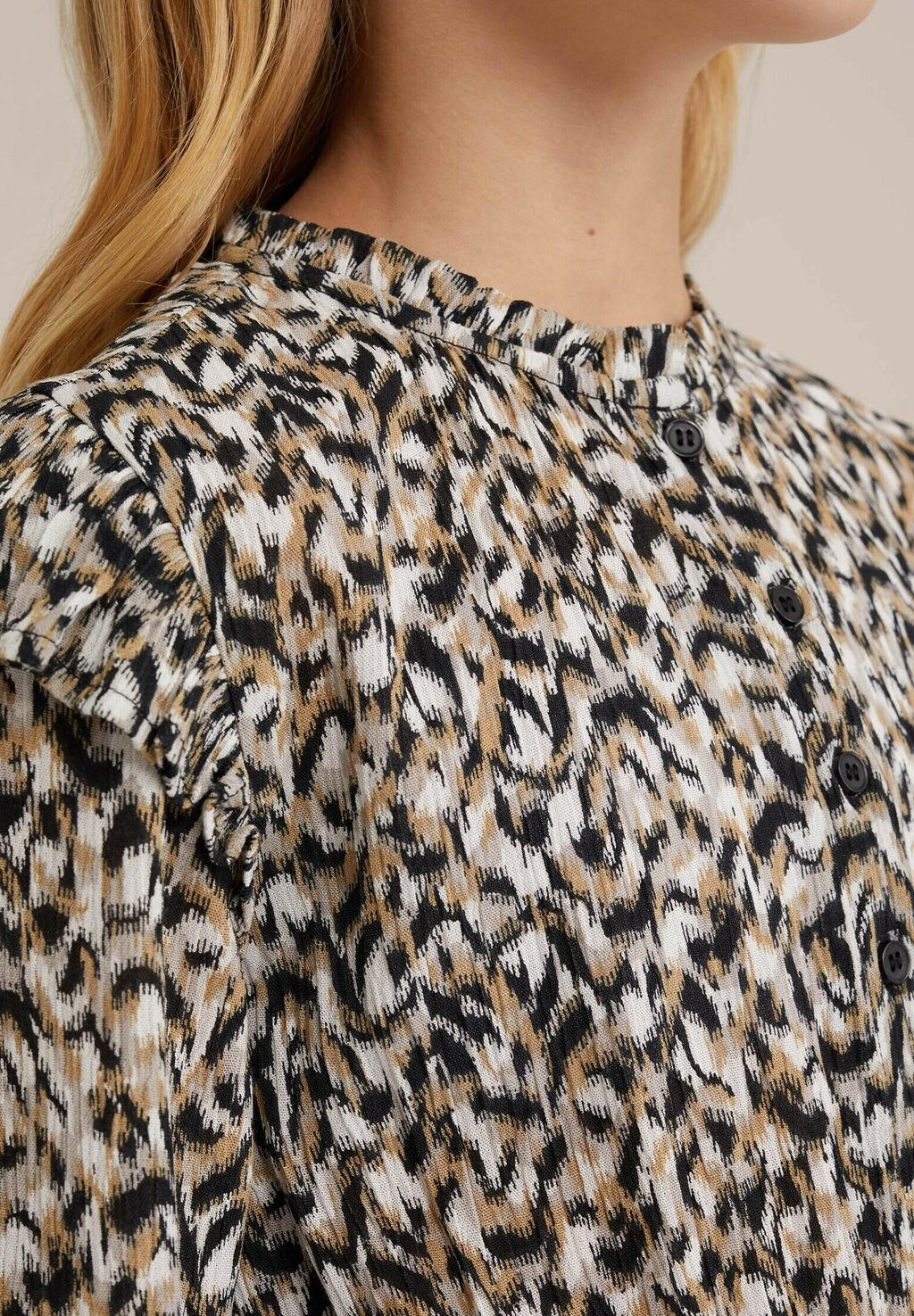 

Платье-блузка WE Fashion, бежевый