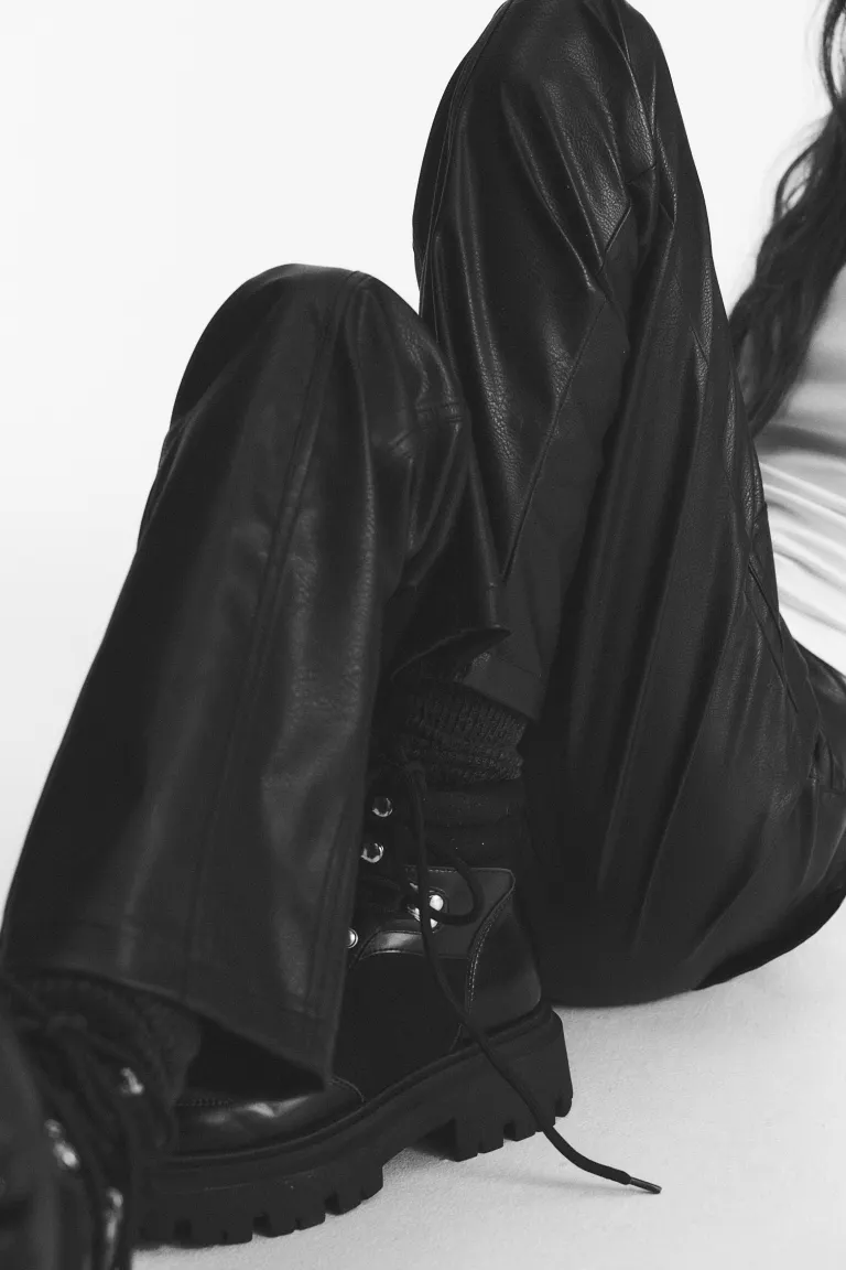 Брюки-карго H&M, черный брюки карго h