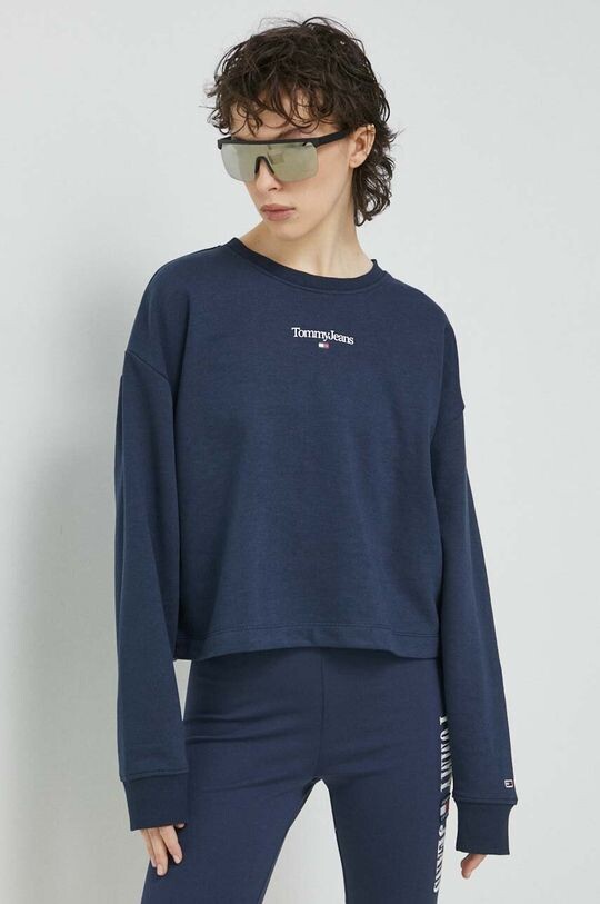 

Толстовка Tommy Jeans, темно-синий