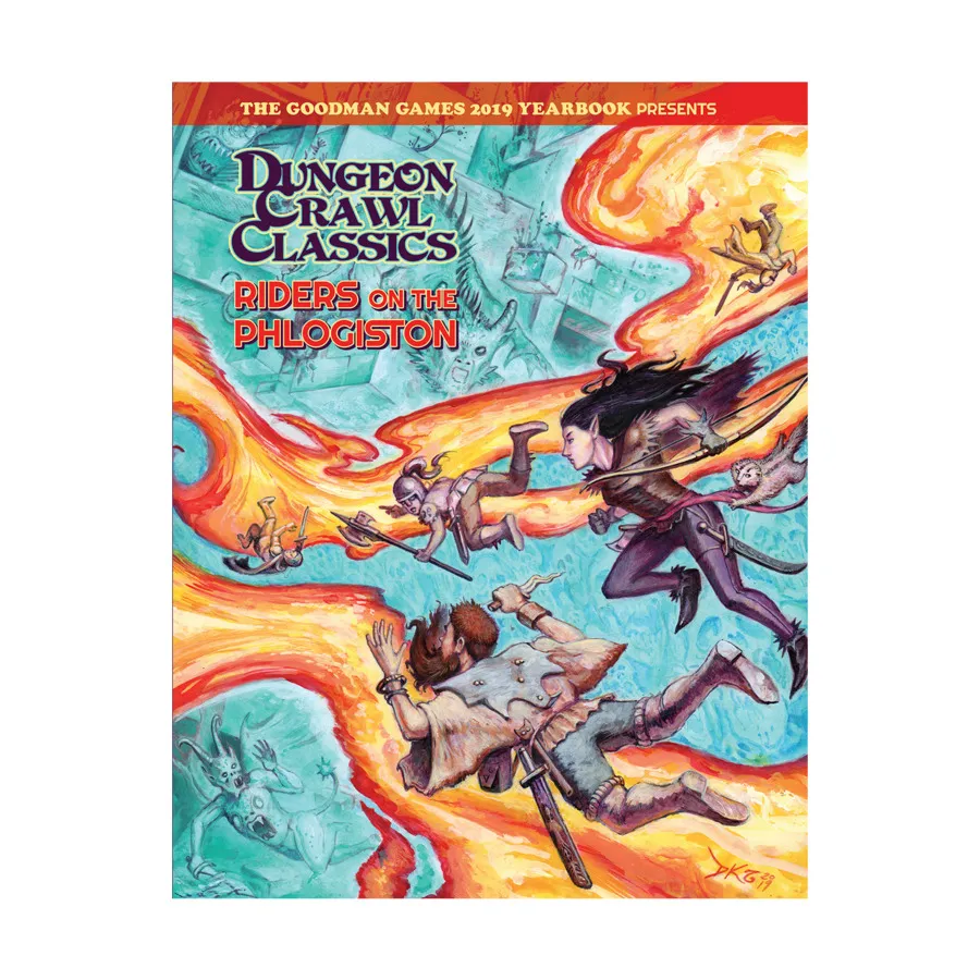 

Riders on the Phlogiston, Dungeon Crawl Classics Role Playing Games - Adventures, мягкая обложка