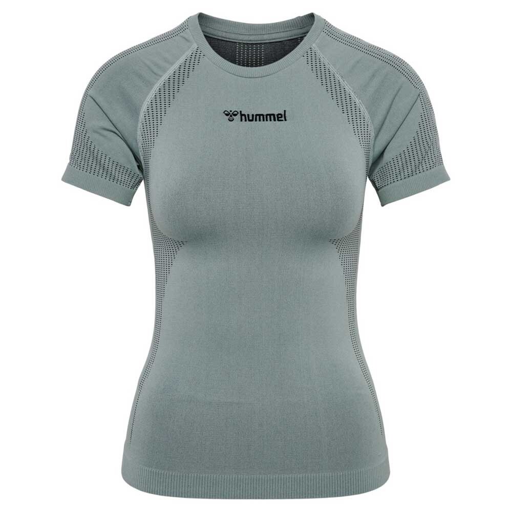 

Бесшовная футболка с коротким рукавом Hummel Shaping, серый
