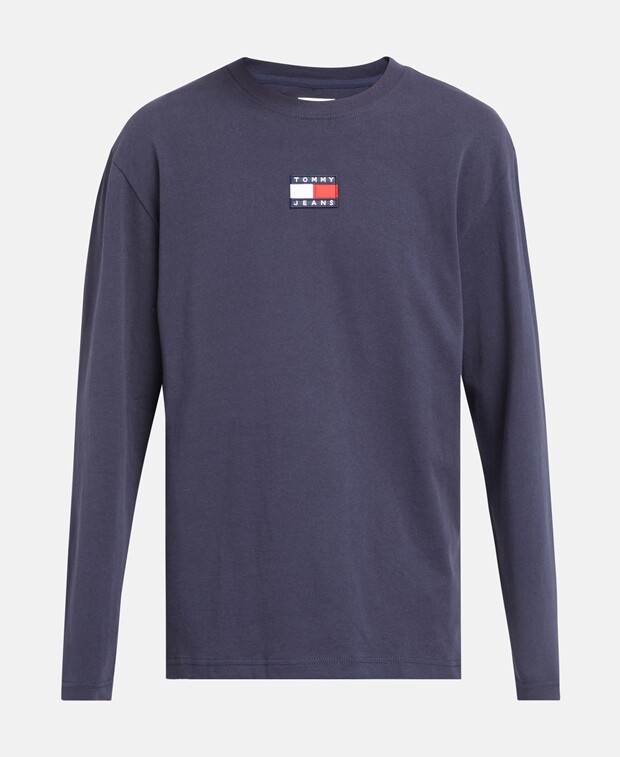 

Топ с длинными рукавами Tommy Jeans, темно-синий