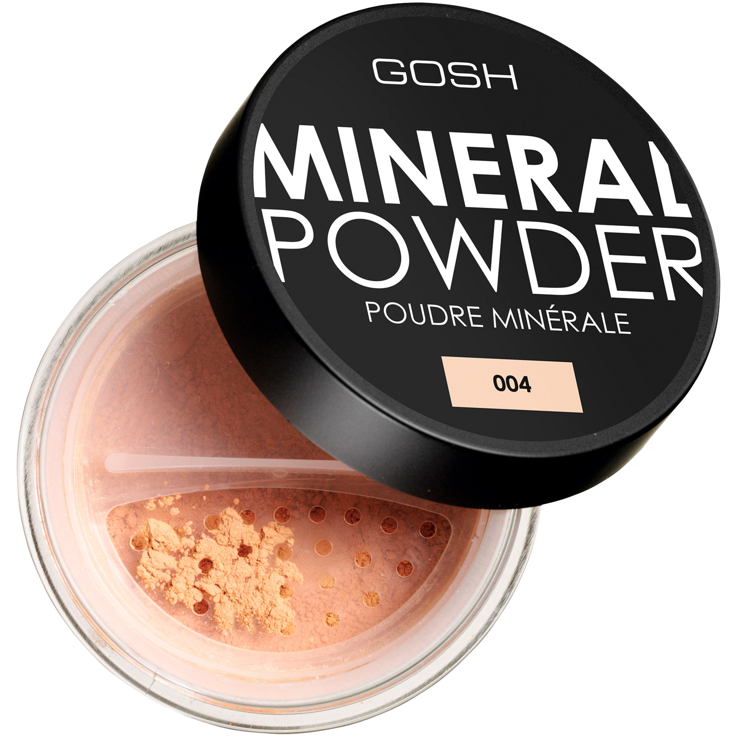 Рассыпчатая пудра для лица натуральная 004 Gosh Mineral Powder, 8 гр пудра рассыпчатая gosh mineral powder 8 г