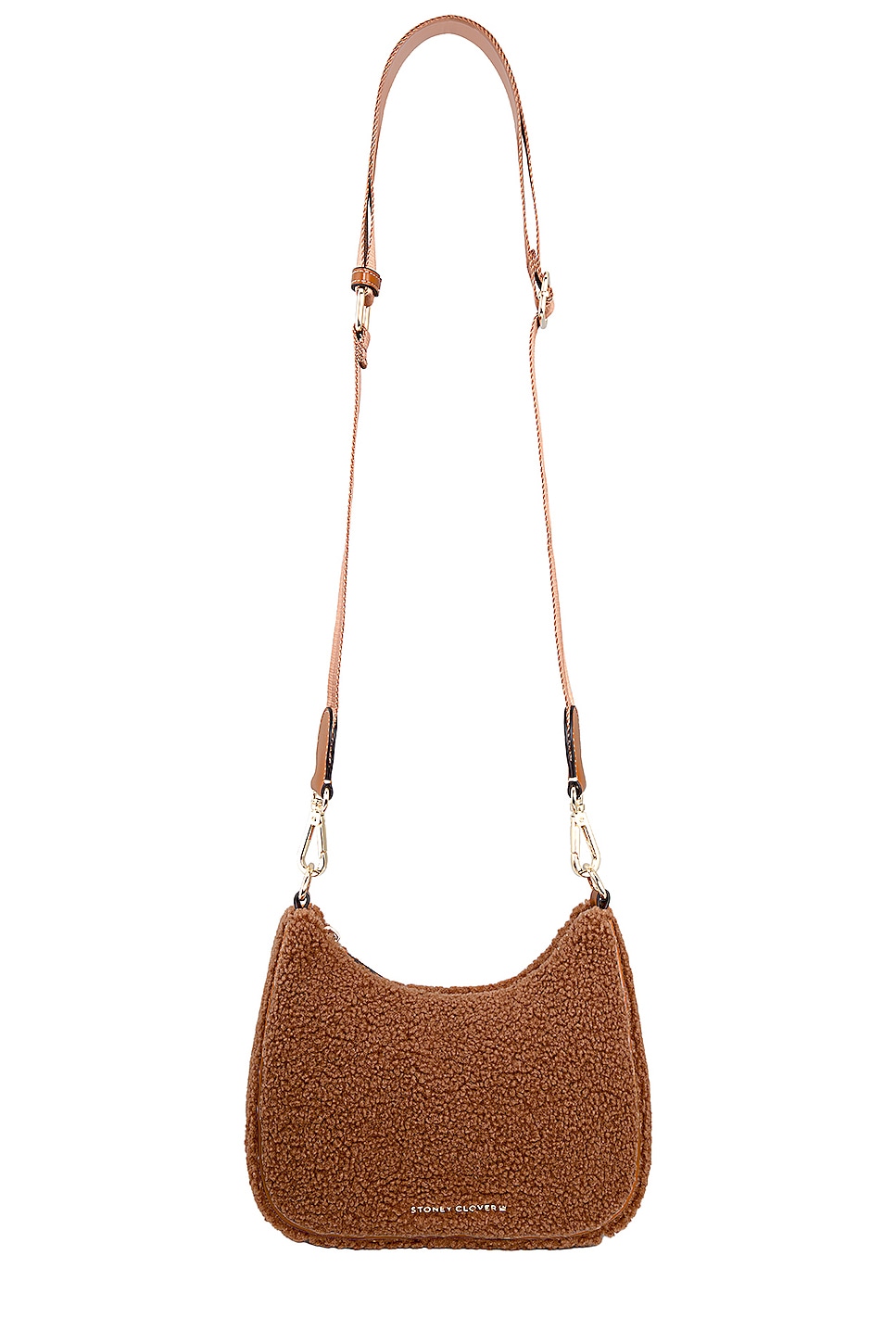 

Сумка Stoney Clover Lane Sherpa Curved Crossbody, цвет Teddy