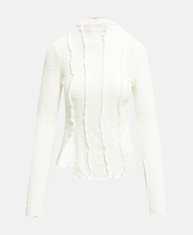 

Топ с длинными рукавами Free People, экрю
