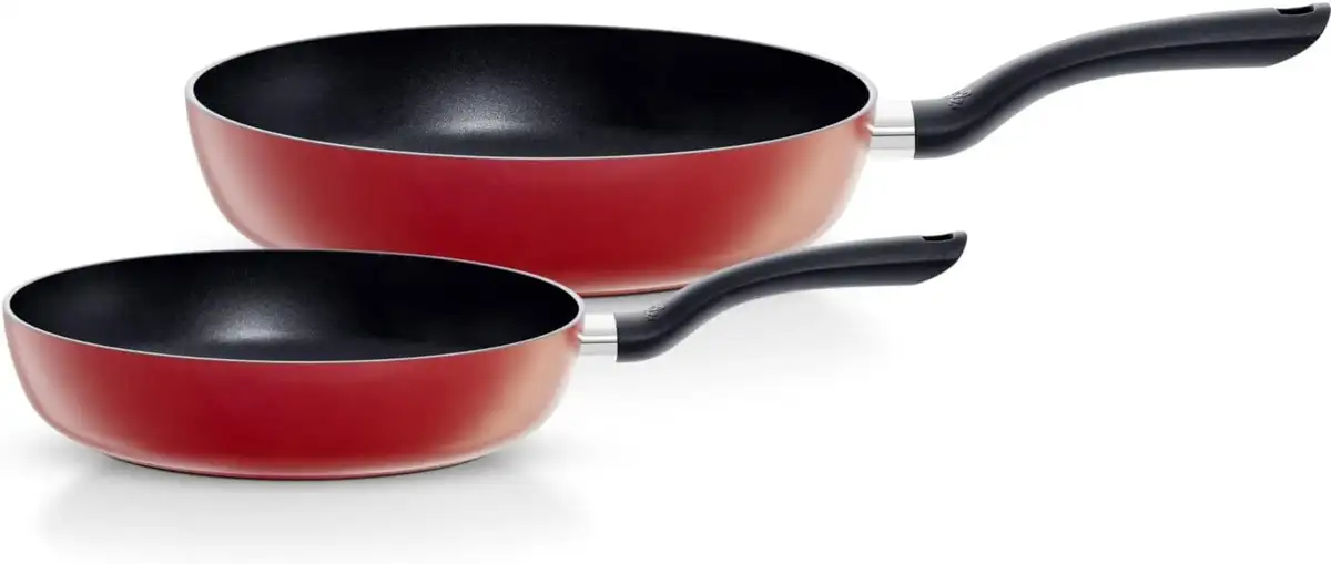 

Набор сковородок Fissler "Cenit Red", алюминий, (набор, 2 шт., противень 24 + 28 см), с антипригарным покрытием Ø 28 см, красный